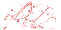 COUVERCLES LATERAUX pour Honda XR 650 L de 2007