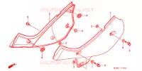 COUVERCLES LATERAUX pour Honda XR 650 L de 2007