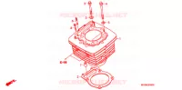 CYLINDRE pour Honda XR 650 L de 2007