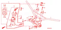 GUIDON pour Honda XR 650 L de 2007
