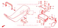 SELLE pour Honda XR 650 L de 2007