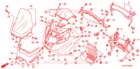 CARENAGE AVANT (FJS400A/D/FJS600A/D5 8) pour Honda SILVER WING 600 ABS de 2008