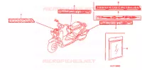 AUTOCOLLANTS pour Honda ZOOMER 50 de 2009