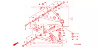 TRIANGLES AVANT pour Honda TRX 450 R SPORTRAX Kick start de 2008