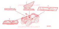 AUTOCOLLANTS pour Honda FOURTRAX 680 RINCON CAMO de 2008