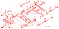 BRAS ARRIERE pour Honda FOURTRAX 680 RINCON CAMO de 2008