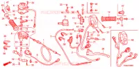 LEVIER DE GUIDON   CABLE   COMMODO pour Honda FOURTRAX 680 RINCON CAMO de 2008