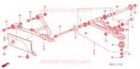 TRIANGLES AVANT pour Honda FOURTRAX 680 RINCON CAMO de 2008
