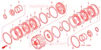 EMBRAYAGE (2 3) pour Honda FOURTRAX 680 RINCON de 2008