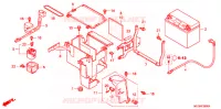 BATTERIE pour Honda SHADOW VT 750 de 2008