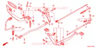 PEDALE pour Honda SHADOW VT 750 ABS de 2008