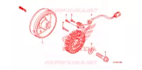 ALTERNATEUR pour Honda FOURTRAX 420 RANCHER 4X4 Manual Shift CAMO de 2009