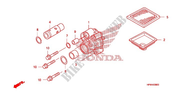 POMPE A HUILE pour Honda FOURTRAX 420 RANCHER 4X4 Manual Shift CAMO de 2009