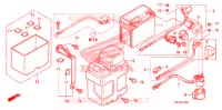 BATTERIE pour Honda TRX 450 R SPORTRAX Electric Start de 2009