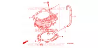 CYLINDRE pour Honda TRX 450 R SPORTRAX Electric Start de 2009