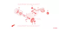 POMPE A HUILE pour Honda TRX 450 R SPORTRAX Electric Start de 2009