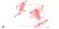 AMORTISSEUR AVANT pour Honda FOURTRAX 500 FOREMAN 4X4 Electric Shift CAMO de 2009