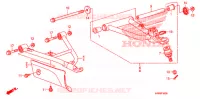 TRIANGLES AVANT pour Honda FOURTRAX 500 FOREMAN 4X4 Electric Shift CAMO de 2009