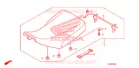 SELLE pour Honda FOURTRAX 500 FOREMAN 4X4 de 2009