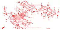 SUPPORT pour Honda FOURTRAX 500 FOREMAN 4X4 de 2009