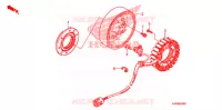 ALTERNATEUR pour Honda FOURTRAX 500 FOREMAN 4X4 Electric Shift, Power Steering de 2009
