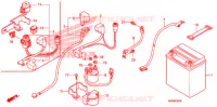 BATTERIE pour Honda FOURTRAX 500 FOREMAN 4X4 Electric Shift, Power Steering de 2009