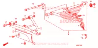 TRIANGLES AVANT pour Honda FOURTRAX 500 FOREMAN 4X4 Electric Shift, Power Steering de 2009