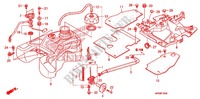 RESERVOIR A CARBURANT pour Honda FOURTRAX 500 FOREMAN 4X4 Power Steering de 2009