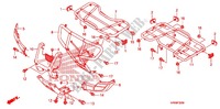 SUPPORT pour Honda FOURTRAX 500 FOREMAN 4X4 Power Steering de 2009