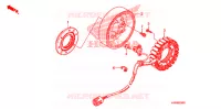 ALTERNATEUR pour Honda FOURTRAX 500 FOREMAN 4X4 Power Steering, CAMO de 2009