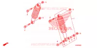 AMORTISSEUR AVANT pour Honda FOURTRAX 500 FOREMAN 4X4 Power Steering, CAMO de 2009