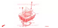 CYLINDRE pour Honda FOURTRAX 500 FOREMAN 4X4 Power Steering, CAMO de 2009