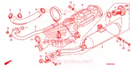 SILENCIEUX D'ECHAPPEMENT pour Honda FOURTRAX 500 FOREMAN 4X4 Power Steering, CAMO de 2009
