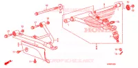 TRIANGLES AVANT pour Honda FOURTRAX 500 FOREMAN 4X4 Power Steering, CAMO de 2009