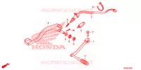 PEDALE pour Honda TRX 700 XX SPECIAL de 2009