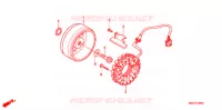 ALTERNATEUR pour Honda SHADOW VT 750 ABS TWO TONE de 2009