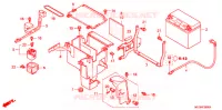 BATTERIE pour Honda SHADOW VT 750 ABS TWO TONE de 2009