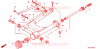 BRAS OSCILLANT pour Honda SHADOW VT 750 ABS TWO TONE de 2009