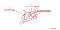 AUTOCOLLANTS pour Honda ZOOMER 50 de 2012