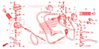 LEVIER DE GUIDON   CABLE   COMMODO pour Honda FOURTRAX 420 RANCHER 4X4 Electric Shift CAMO de 2010