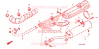 SILENCIEUX D'ECHAPPEMENT pour Honda FOURTRAX 420 RANCHER 4X4 Electric Shift CAMO de 2010