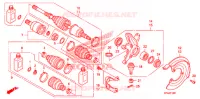 ARBRE DE ROUE AVANT (4WD) pour Honda FOURTRAX 420 RANCHER 4X4 Electric Shift de 2010