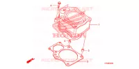 CYLINDRE pour Honda FOURTRAX 420 RANCHER 4X4 Electric Shift CAMO de 2010