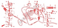 LEVIER DE GUIDON   CABLE   COMMODO pour Honda FOURTRAX 420 RANCHER 2X4 Electric Shift de 2010
