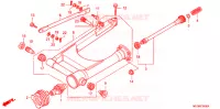 BRAS OSCILLANT pour Honda SHADOW VT 750 ABS TWO TONE de 2010