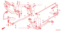PEDALE pour Honda SHADOW VT 750 ABS TWO TONE de 2010