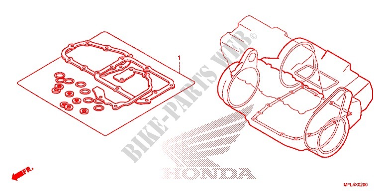 POCHETTE DE JOINTS B pour Honda CBR 1000 RR REPSOL de 2011