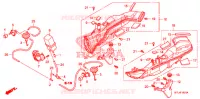 CONDUITE D'ADMISSION AIR   SOUPAPE pour Honda CBR 1000 RR BLACK de 2012