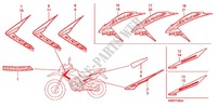 AUTOCOLLANTS (NXR1509/A/B) pour Honda NXR 150 BROS Kick Start de 2011