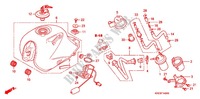 RESERVOIR A CARBURANT   POMPE A ESSENCE (NXR150 BR/3LA/4LA) pour Honda NXR 150 BROS Kick Start de 2011